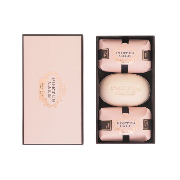 Portus Cale Rosé Blush 3x150g Soap Set 